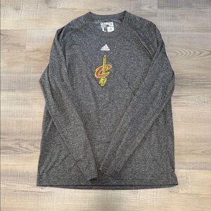 Adidas Cleveland Cavaliers Gray Long Sleeve Men's Shirt